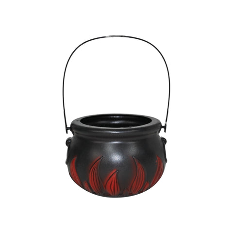 Hexenkessel mit Flammen 15 cm Halloween Funny Fashion