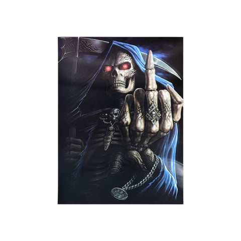 5D Hologramm Poster "Mittelfinger" 30x40 cm Halloween Funny Fashion