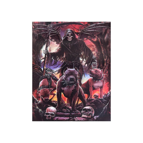 5D Hologramm Poster "Hunde" 30x40 cm Halloween Funny Fashion