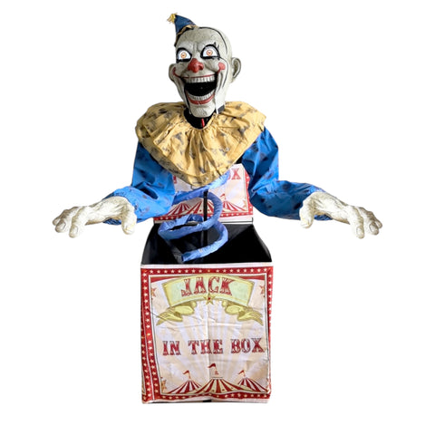 Jack in the Box Clown 180 cm Animatronic Halloween Funny Fashion
