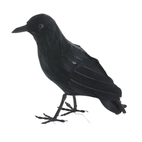 Schwarzer Rabe 9 cm Halloween Funny Fashion