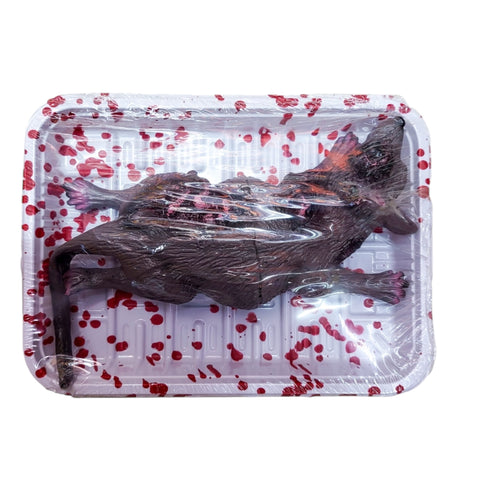 Ratte auf Teller 18x13.5x4cm Halloween Funny Fashion