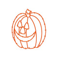 Wanddeko Kürbis 39x31x2 cm Halloween Funny Fashion