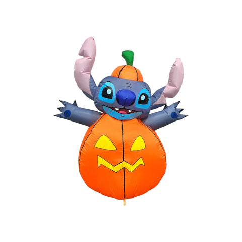 Disney Stitch "aus dem Kürbis" Aufblasfigur 106 cm