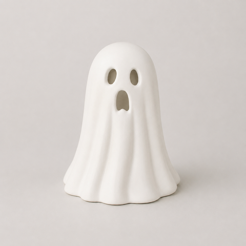 LED-Porzellangeist "Ghostie" 12x10cm
