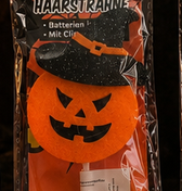 LED Haarsträhne "Halloween" 27cm 5 Designs