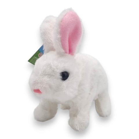 Laufender Hase mit Sounds 16x8x17 cm