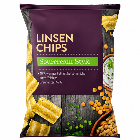 Linsenchips Sourcream Style 90g