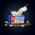 Lu croustille vanille 152g weiße und blaue verpackte milchgeschmack waffles mit dynamischem milchspritzer