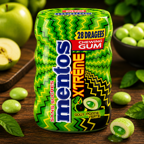 Mentos Xtreme Chewing Gum zuckerfrei 56g