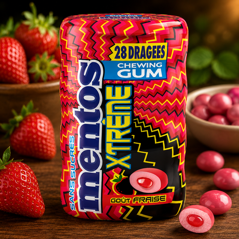 Mentos Xtreme Chewing Gum zuckerfrei 56g