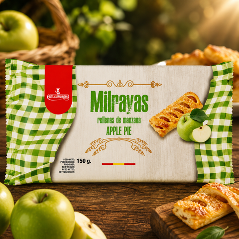 Milrayas Apfel 150g Knuspriges Blätterteig Gebäck