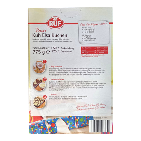 RUF Kuh Elsa Kuchen Backmischung