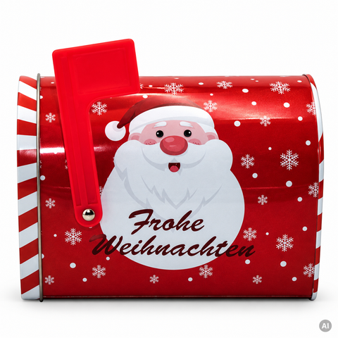 Metalldose Briefkasten 13x7x9.5cm