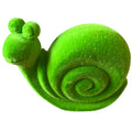 Schnecke plush grüne schneckenfigur mit weichem samttextur und rundem spiralschale