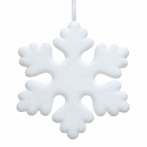 Schneeflocke weiß 2x42x42cm