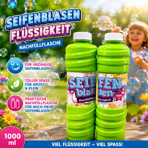 Seifenblasen Nachfüllflüssigkeit 1L