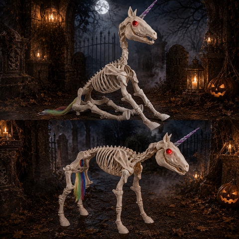 Skelett-Einhorn Luna