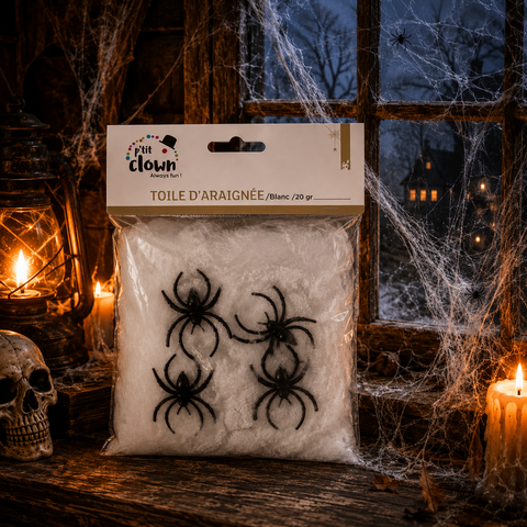 Spinnenweben mit vier Spinnen 20 g