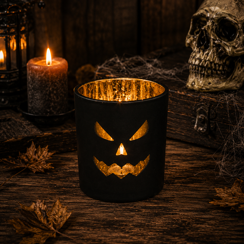 Teelichthalter "Halloween" 7x7 cm