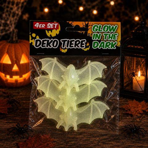 Tiere "Glow in the Dark" 4er Set