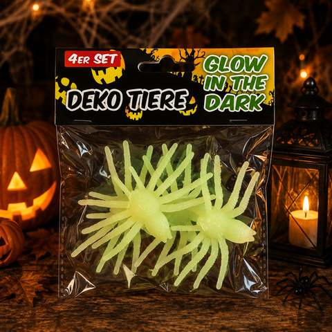 Tiere "Glow in the Dark" 4er Set