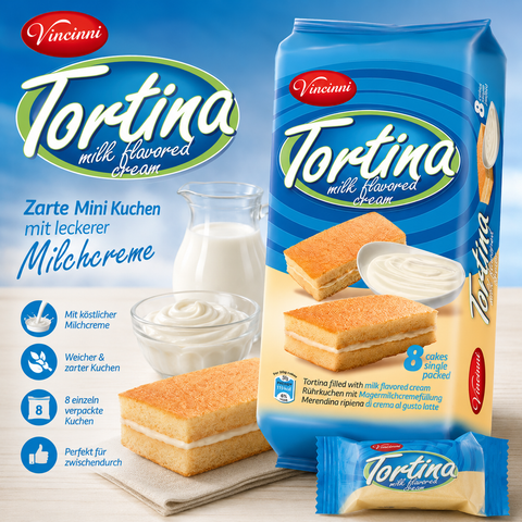 Tortina Kuchenschnitten 8x25g 4 Sorten