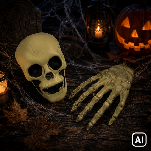 Totenkopf oder Hand