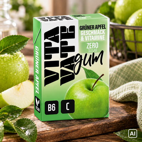 VitaVate Gum 28,2g Grüner Apfel