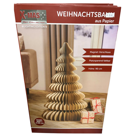 Weihnachtsbaum Papier 90 cm faltbar