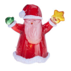 Weihnachtsfigur LED 4sort