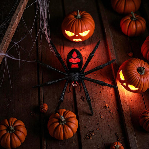 LED-Spinne XXL 66 cm Halloween Palmer