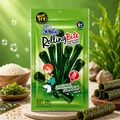 Green seco gerösteter knuspriger seealgen snack 24-28 g mit cartoon meerjungfrau und 8 rollen label