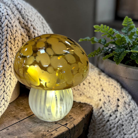 LED-Pilz "Fungo" Glas