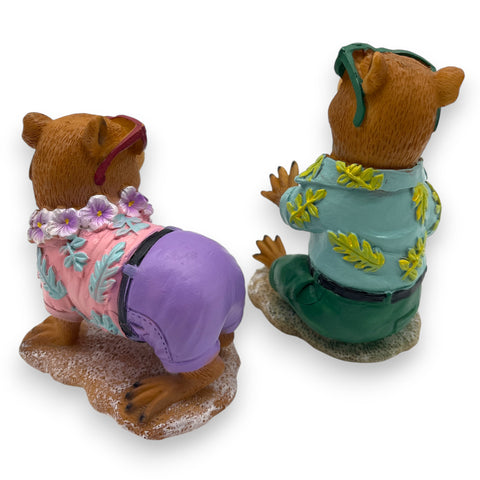 Gartenfigur Capibara im Sommeroutfit