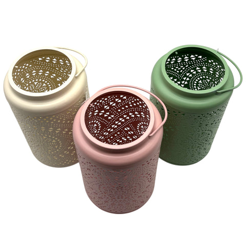 Deko Metall Laterne 24 cm