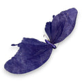 Deep purple butterfly decoration Dekoclip Turid Schmetterling 35 cm with textured fabric wings and metallic body