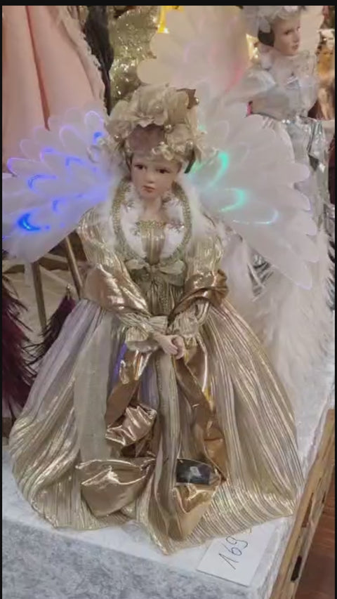 Engel gold Animiert 49x23x65cm