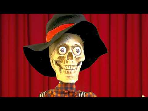 Banjo-Skelettt Animatronic Funny Fashion