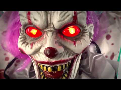 Animierter Clown 110 cm