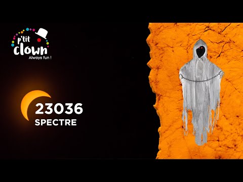 Animierter Geist in Ketten hängend 120 cm Halloween Ptit Clown