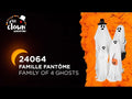 Geisterfamilie animiert 160 cm Halloween Ptit Clown