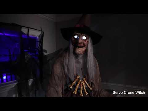 Animierte Hexe Animatronic Seasonal Visions International