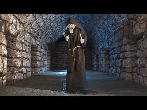 Gruselige Nonne 185 cm