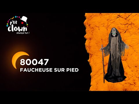 Animierter Skelett-Sensenmann 158 cm Halloween Ptit Clown