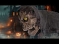 Buckeliger Geist mit Kürbis 210 cm Animatronic Halloween Funny Fashion