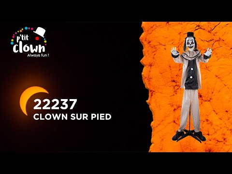 Animierter Clown 160 cm Halloween Ptit Clown