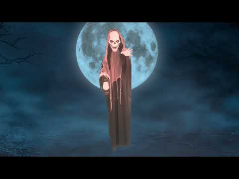 Blau leuchtender Geist Animatronic Funny Fashion
