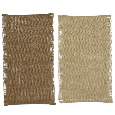 Tischläufer mit Papierseil-Fransen