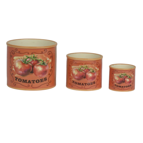 Übertopf Set Tomatoes/Pomodoro